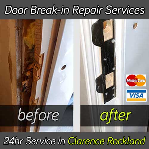 Door break in repair service in Clarence Rockland